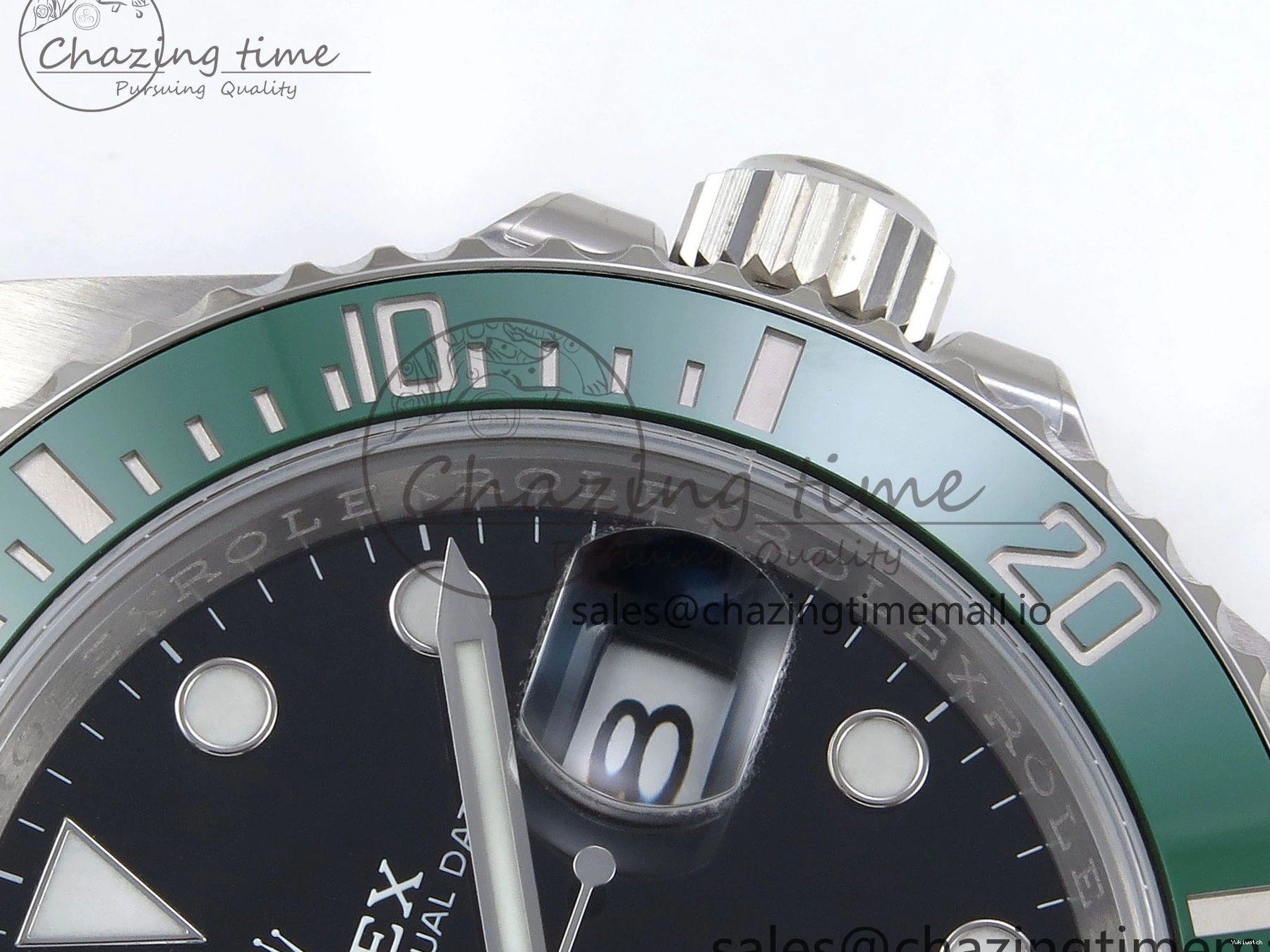 V2 SS HGF Dial Edition Black Green Best on 126610 Submariner LV SH3235 1:1 Bezel Bracelet 0226